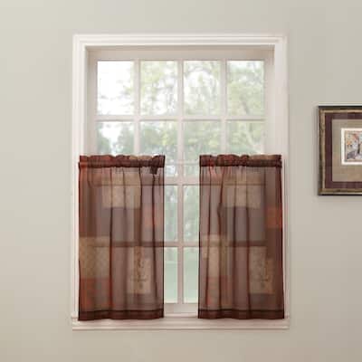 No. 918 Eden Rod Pocket Window Tier (Pair)