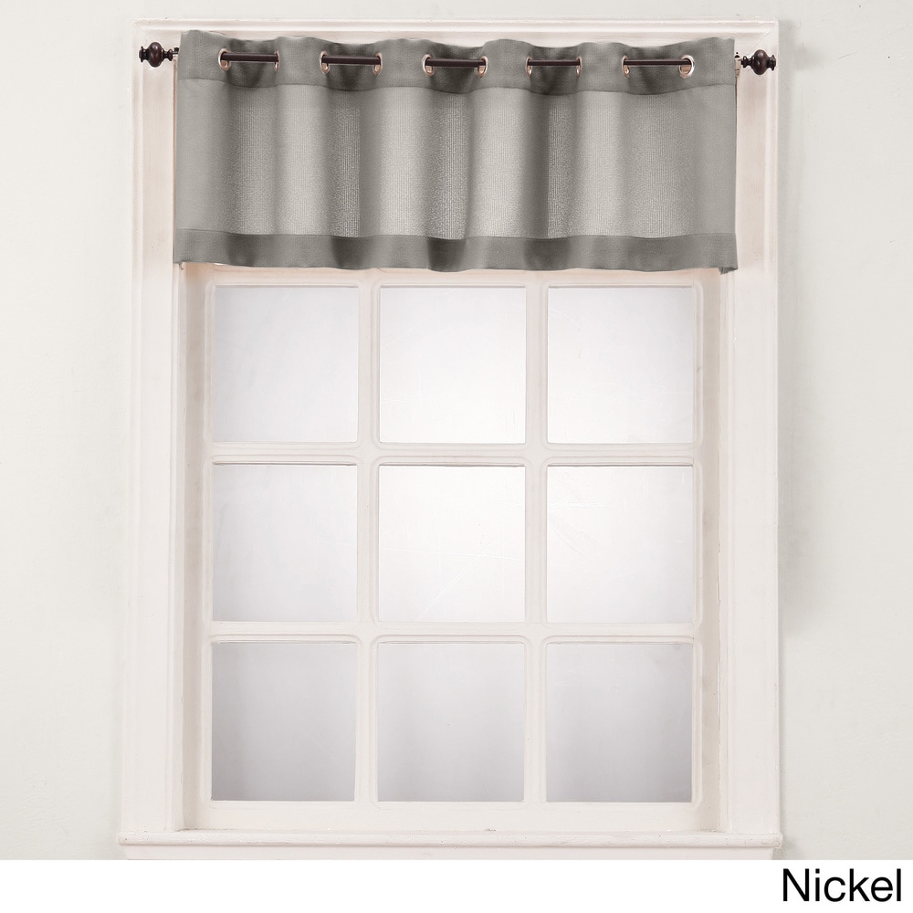 Grey Grommet Valances Bed Bath Beyond   No. 918 Montego Grommet Window Valance 06877faf 824c 45cc 8074 2039d51b51de 1000 