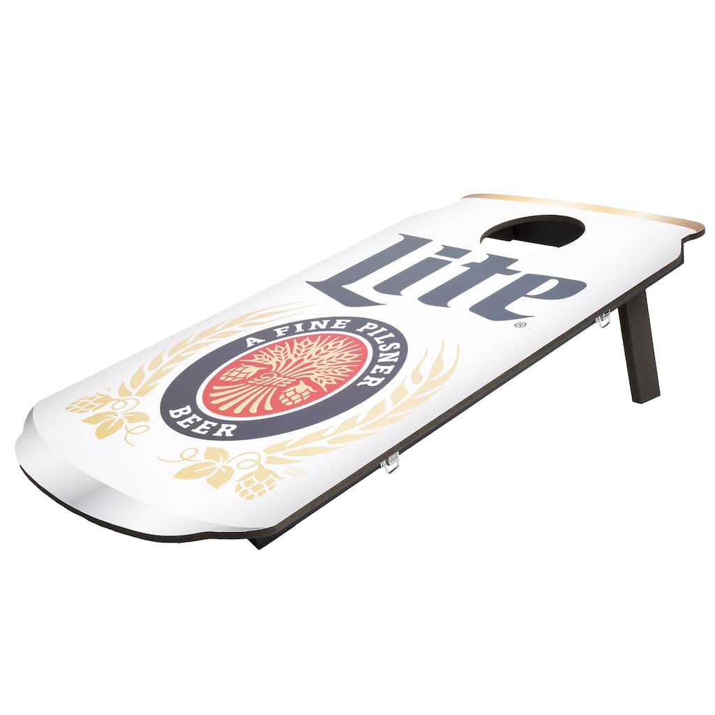Miller Lite Can Cornhole Bean Bag Toss Game