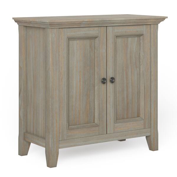 Shop Wyndenhall Halifax Solid Wood 32 Inch Wide Transitional Low