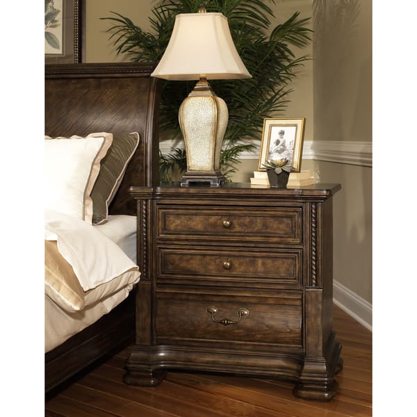 Hazelton Vintage Oak Bachelor Chest Overstock 11716941