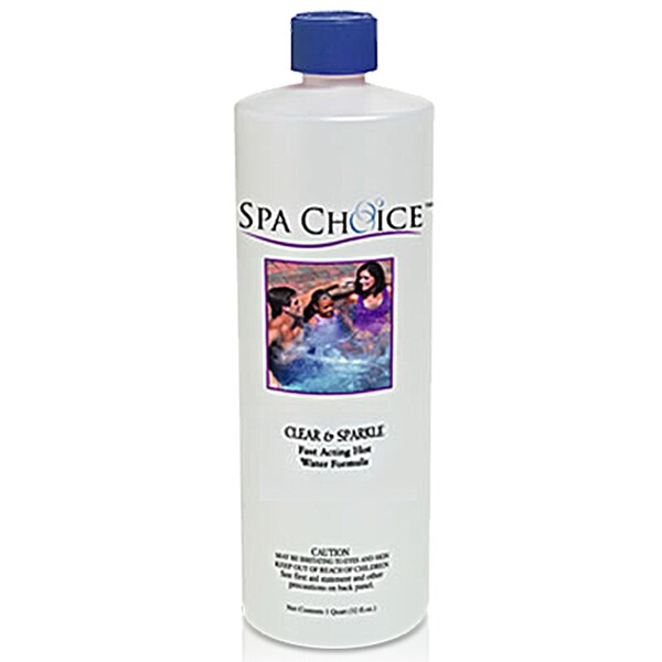 Spa Choice Clear & Sparkle for Spas and Hot Tubs, 1 Pint
