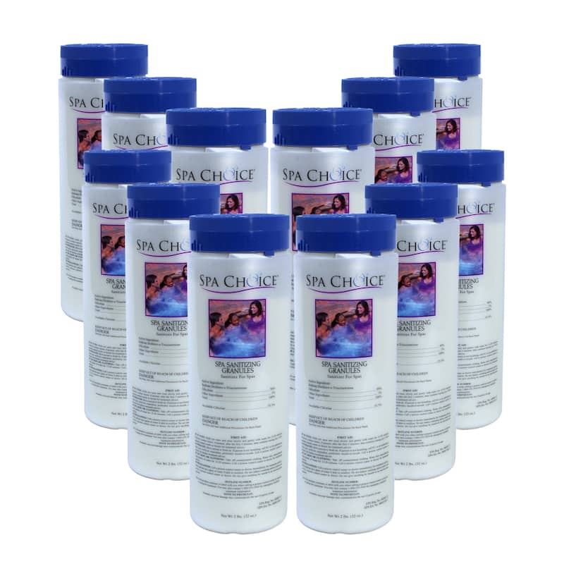 Spa Choice Sanitizing Granules 56-percent for Spas and Hot Tubs, 2 Pounds