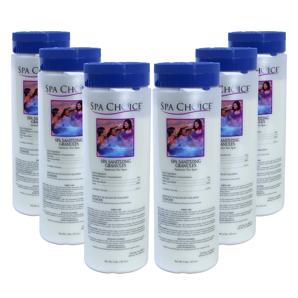 Spa Choice Sanitizing Granules 56-percent for Spas and Hot Tubs, 2 Pounds