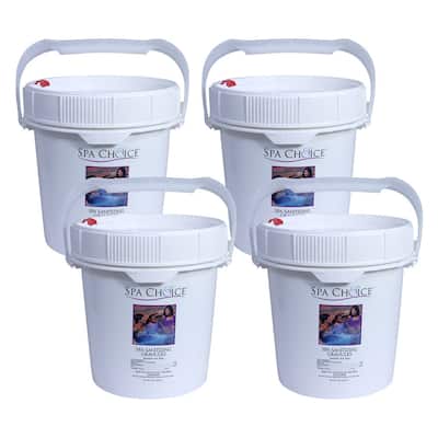 Spa Choice Sanitizing Granules 56-percent for Spas and Hot Tubs, 5 Pounds, 4-Pack