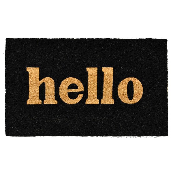 Shop Hello Doormat (2' x 3') Free Shipping On Orders Over 45