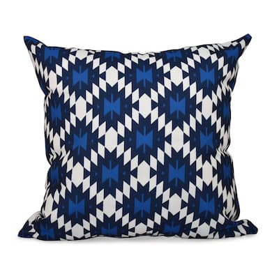 Jodhpur Kilim Geometric 18 x 18-inch Outdoor Pillow