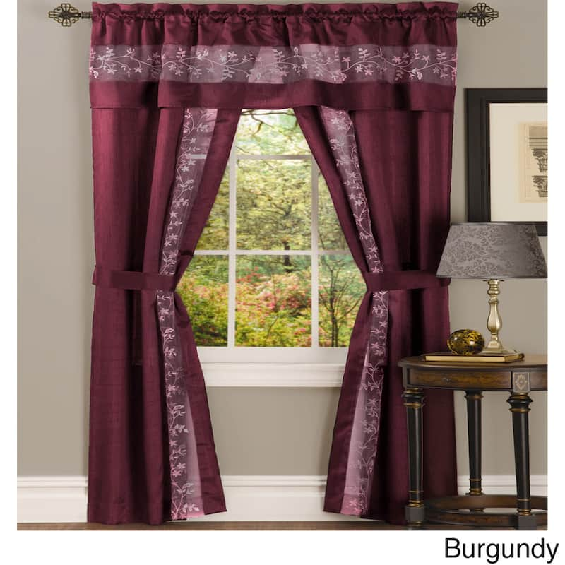 Achim Fairfield 5-piece Window Curtain Set