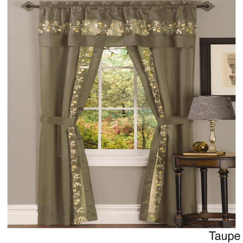 Achim Fairfield 5-piece Window Curtain Set