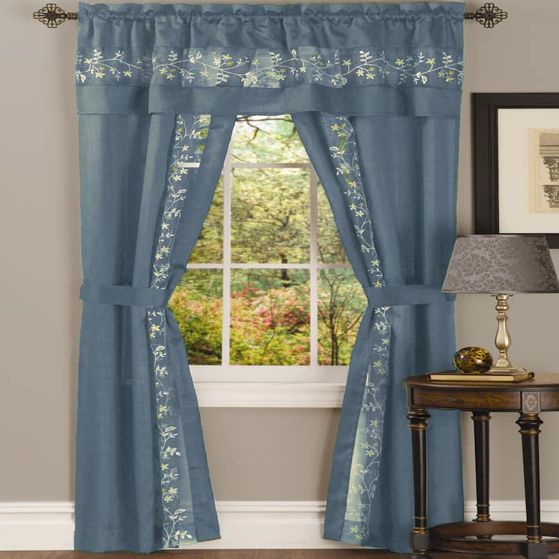 Achim Fairfield 5-piece Window Curtain Set