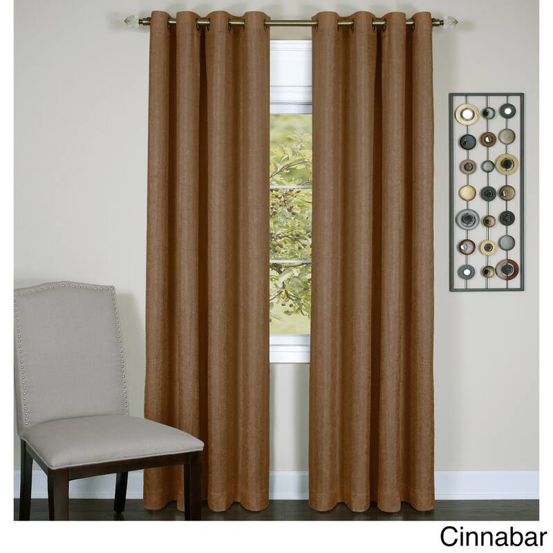 Copper Grove Sam Houston Taylor 8 Grommet Lined Window Curtain Panel