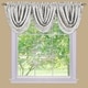 preview thumbnail 4 of 7, Achim Sutton Window Curtain Waterfall Valance - 48x36 Ivory