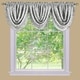 preview thumbnail 5 of 7, Achim Sutton Window Curtain Waterfall Valance - 48x36 Silver
