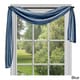 preview thumbnail 5 of 7, Achim Ombre Window Curtain Scarf - 50" x 144" - 50x144 Blue