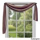 preview thumbnail 4 of 7, Achim Ombre Window Curtain Scarf - 50" x 144" - 50x144 Aubergine