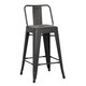 Industrial 24-inch Metal Bar Stool (Set of 2) - Thumbnail 10