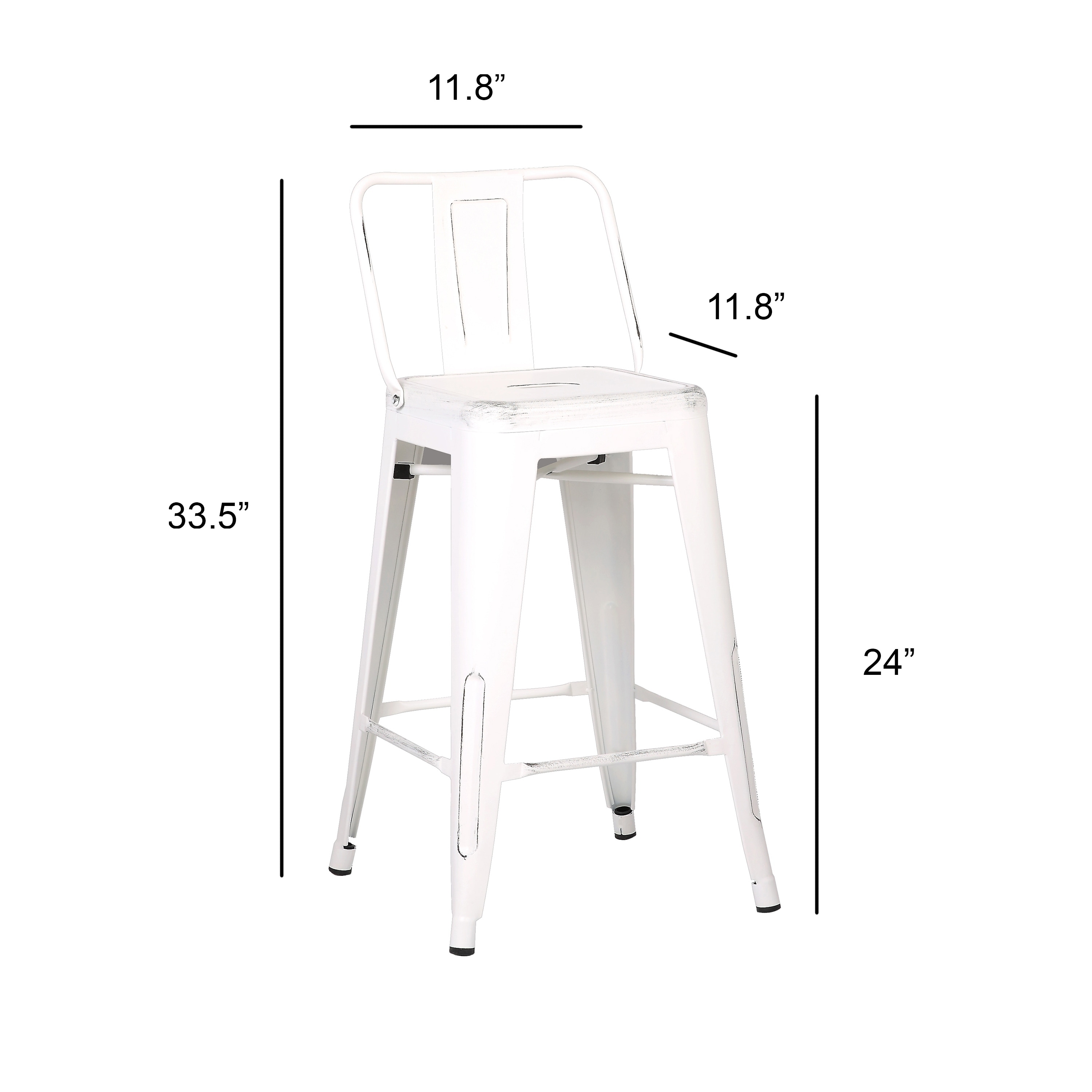 24 Inch Metal Bar Stool Set Of 2 On 24 Inch Metal Bar Stool