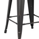 Industrial 24-inch Metal Bar Stool (Set of 2) - Thumbnail 2