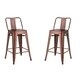 Industrial 24-inch Metal Bar Stool (Set of 2) - Thumbnail 15