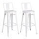 Industrial 24-inch Metal Bar Stool (Set of 2) - Thumbnail 13