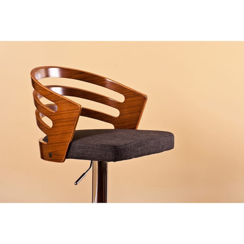 Bentwood Modern Contemporary Adjustable Bar Stool
