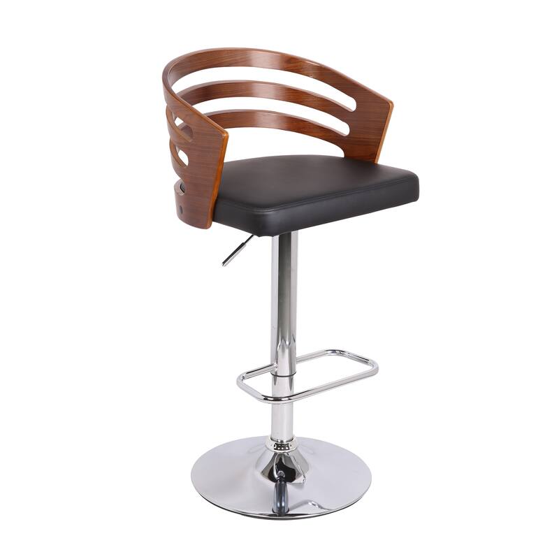 Bentwood Modern Contemporary Adjustable Bar Stool