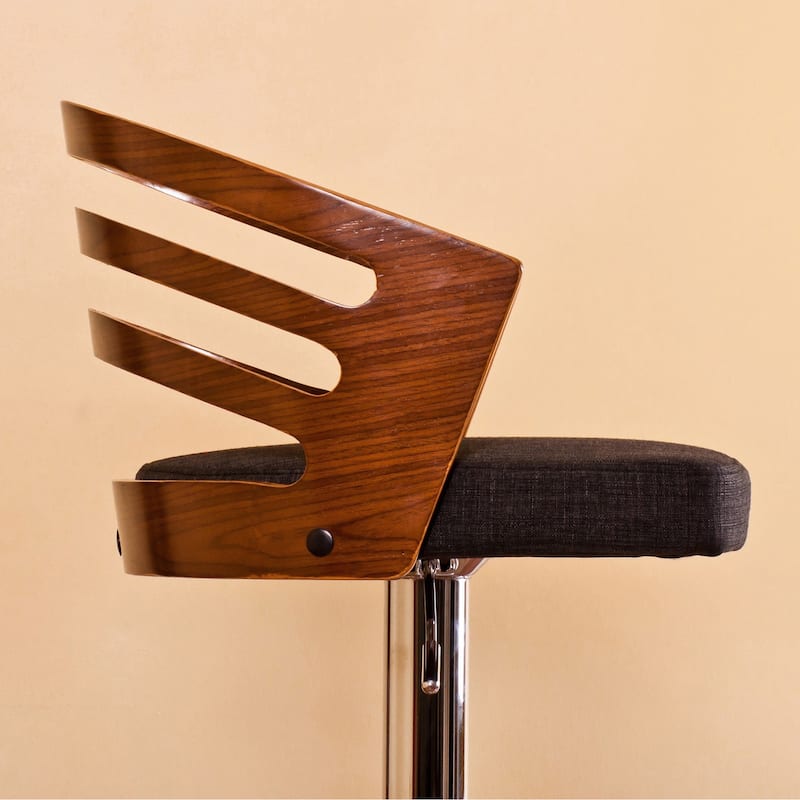 Bentwood Modern Contemporary Adjustable Bar Stool
