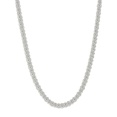 Pori Italian Sterling Silver Coreana Chain Necklace (2.5mm)