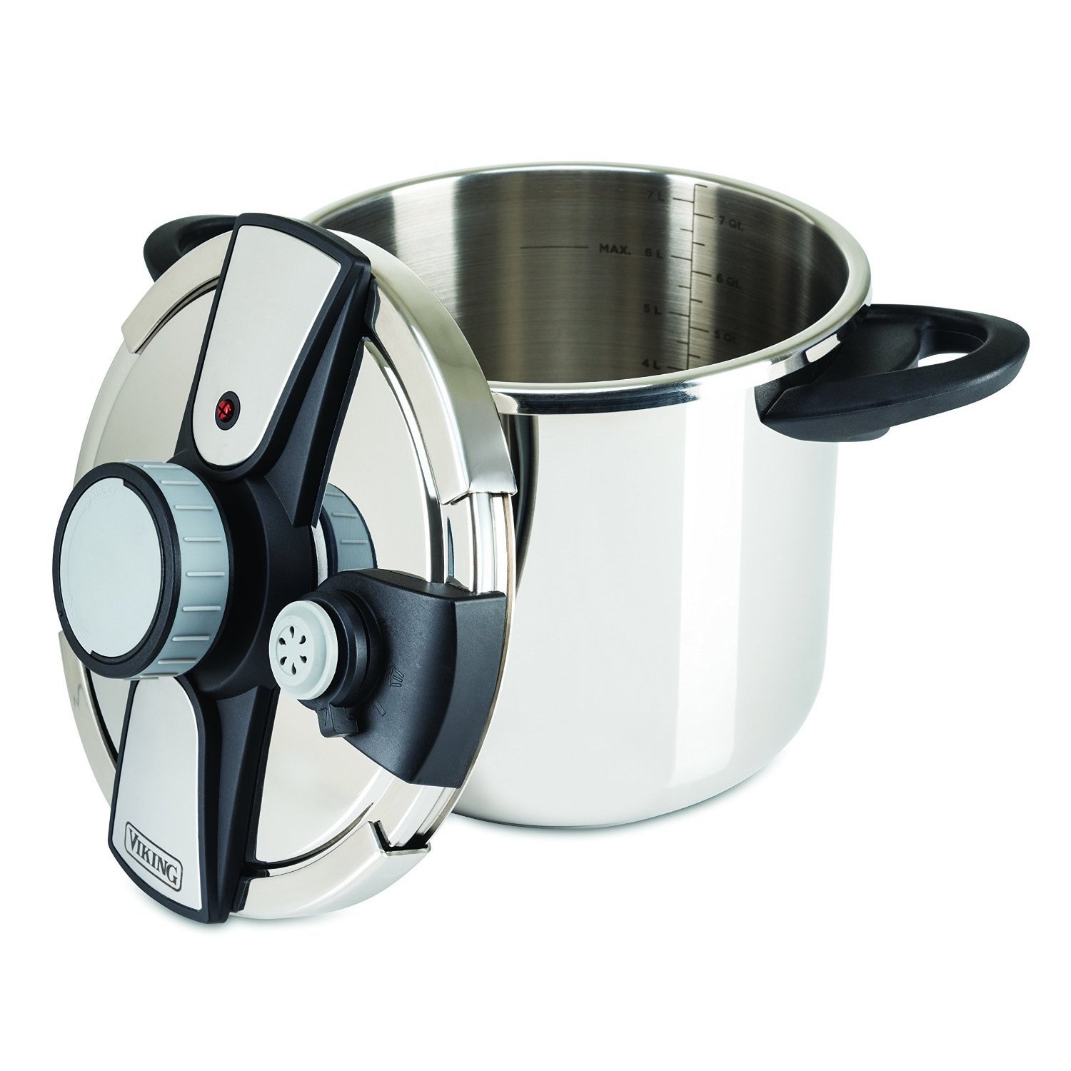 Power A EZLock 12-Quart Pressure Cooker in Stainless Steel