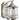 One Light Outside Wall Lantern with Nickel Finish