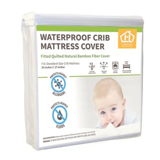 AC Pacific Waterproof Bamboo Terry Crib Mattress Cover