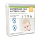 preview thumbnail 1 of 5, AC Pacific Waterproof Bamboo Terry Crib Mattress Cover