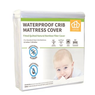 AC Pacific Waterproof Bamboo Terry Crib Mattress Cover