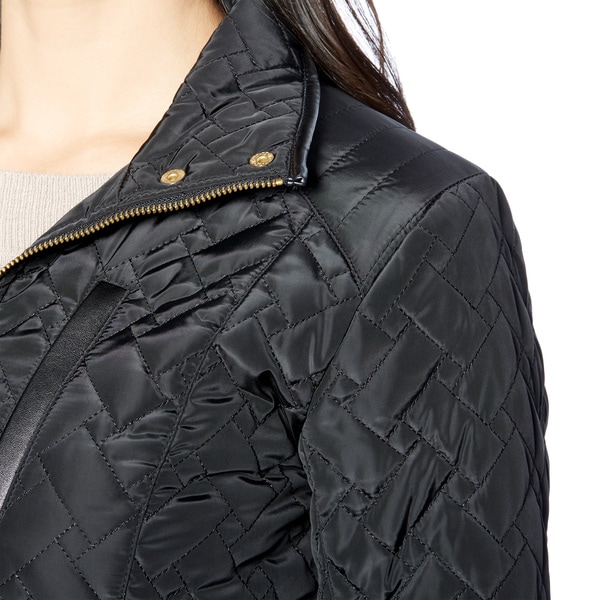 cole haan signature belted zip front jacket