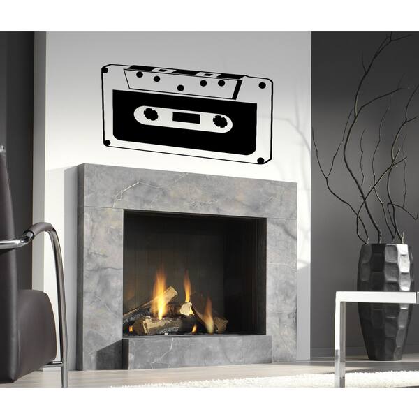 Cassette Tape Wall Art Sticker Decal Overstock 11719639