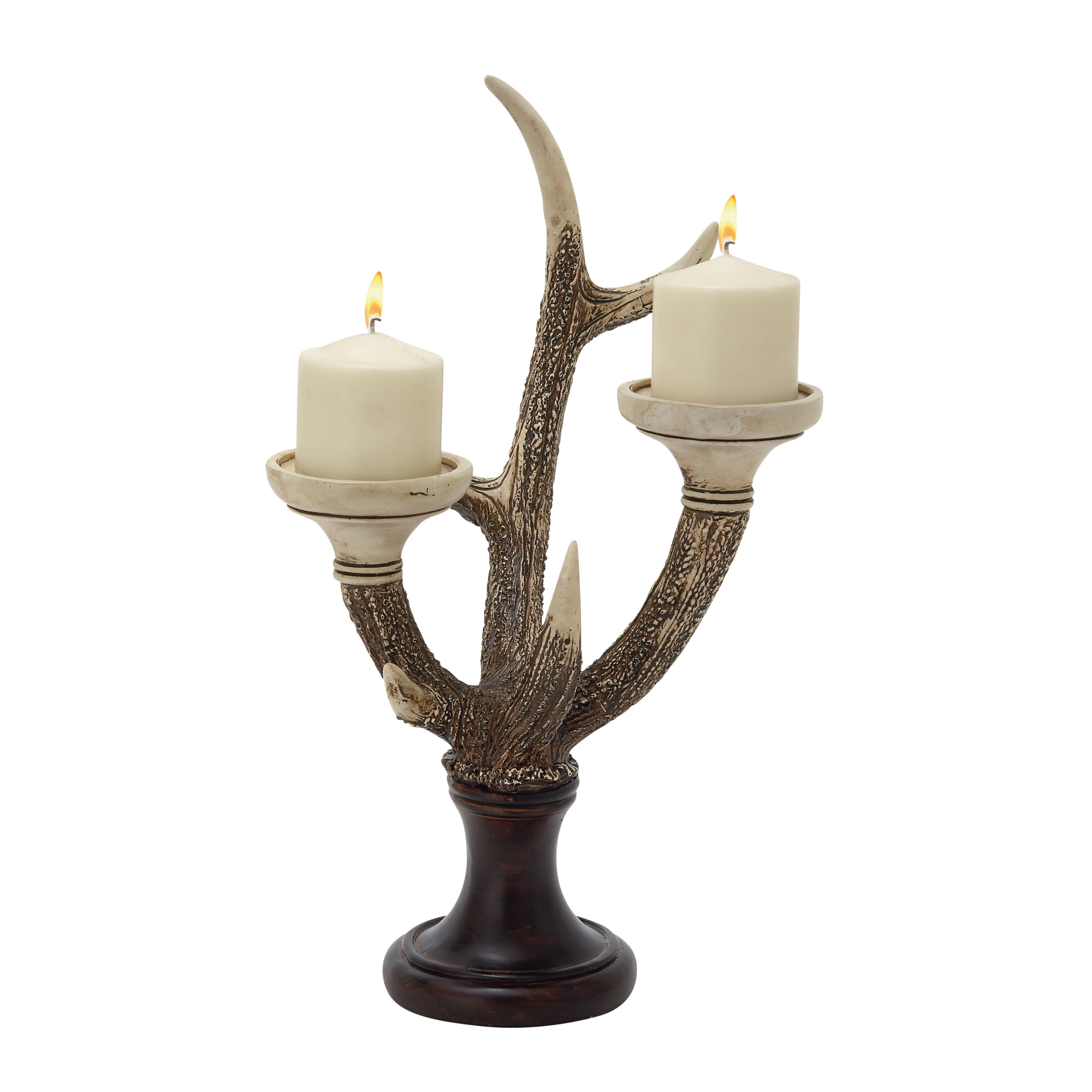 Shop Polystyrene And Antler Candle Stand 11inch, 19inch Free