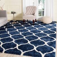 Safavieh Hudson Modern Ogee Navy Ivory Large Area Rug Safavieh Hudson Modern Ogee Navy Ivory Large Area Rug 11 X 15