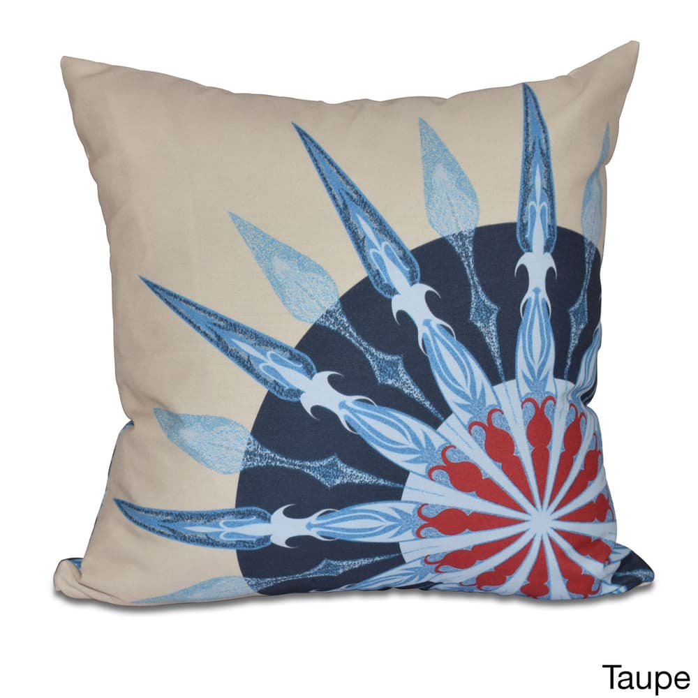 Sailor's Delight Geometric Print 18 x 18-inch Outdoor Pillow