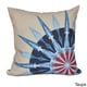 preview thumbnail 6 of 4, Sailor's Delight Geometric Print 18 x 18-inch Outdoor Pillow Taupe