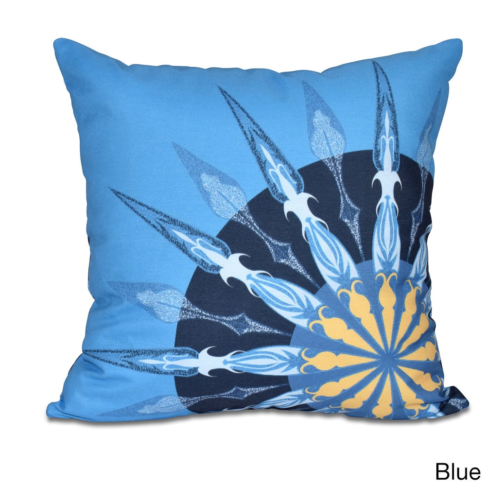 Sailor's Delight Geometric Print 18 x 18-inch Outdoor Pillow