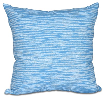 Marled Knit Geometric Print 18 x 18-inch Outdoor Pillow