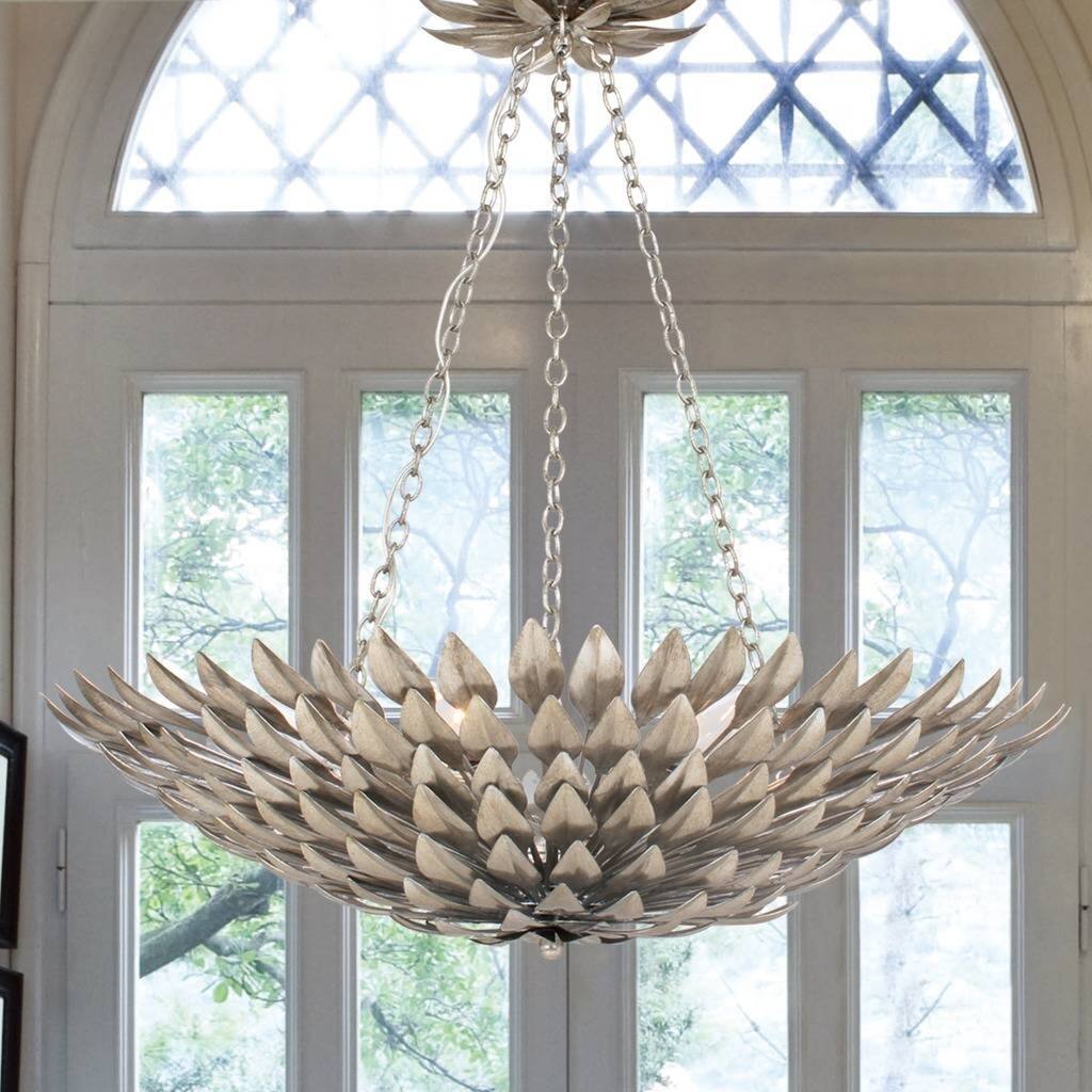 6-light Antique Silver Chandelier - Chandeliers For Bedrooms by Overstock.com