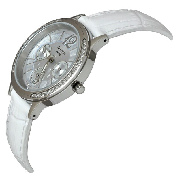 casio sheen silver watch