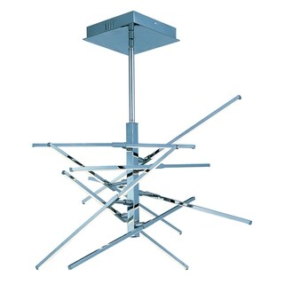 Kriss Kross-Single Pendant - Chrome