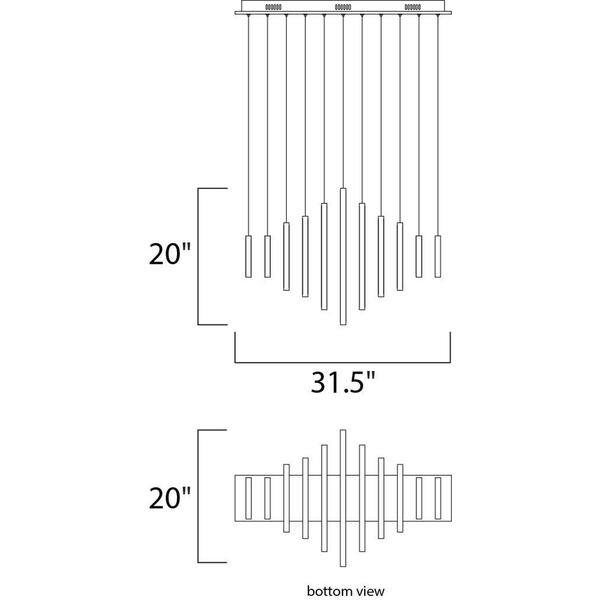 Hoops LED-Linear Pendant