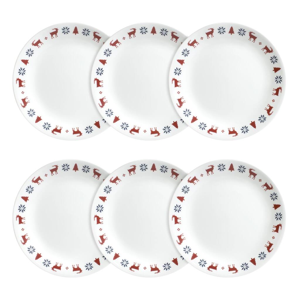 Corelle Livingware Crystal Frost Plates (Set of 6)