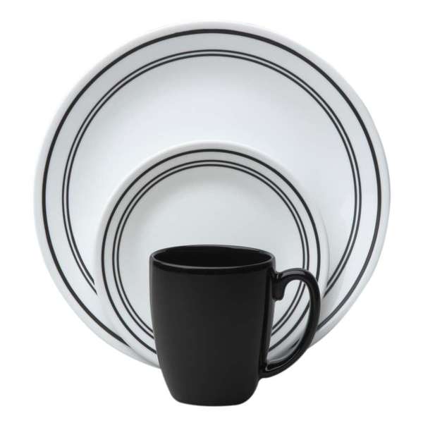 corelle black white