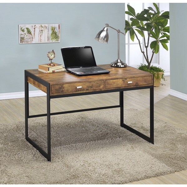Shop Millenial Collection Industrial Finish Study Desk - Free Shipping ...