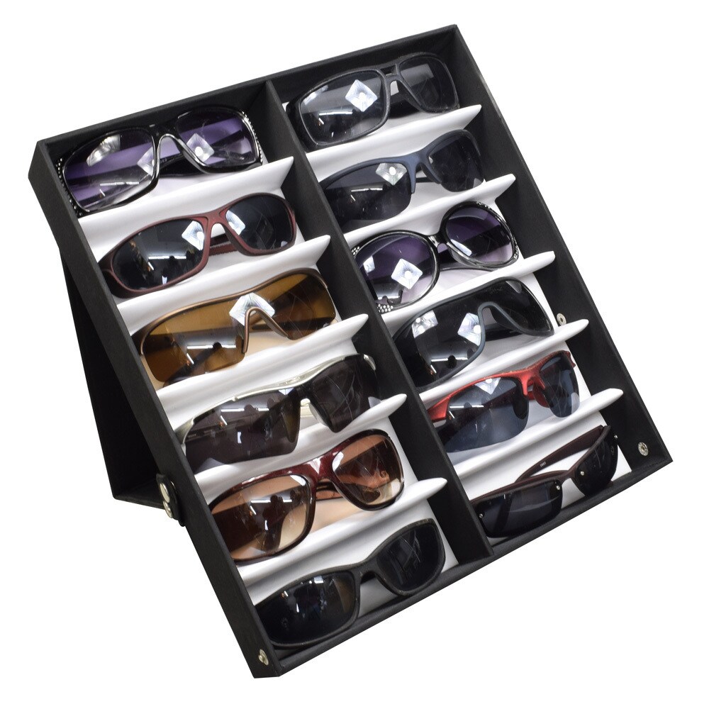 glasses storage display case