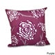 preview thumbnail 6 of 5, Spring Floral 2 Floral 20 x 20-inch Outdoor Pillow Purple